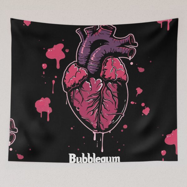 Item preview, Bubblegum Rock: Romantic Heart in Dark Style with Honey Flavor designed and sold by Piotrek0001.
