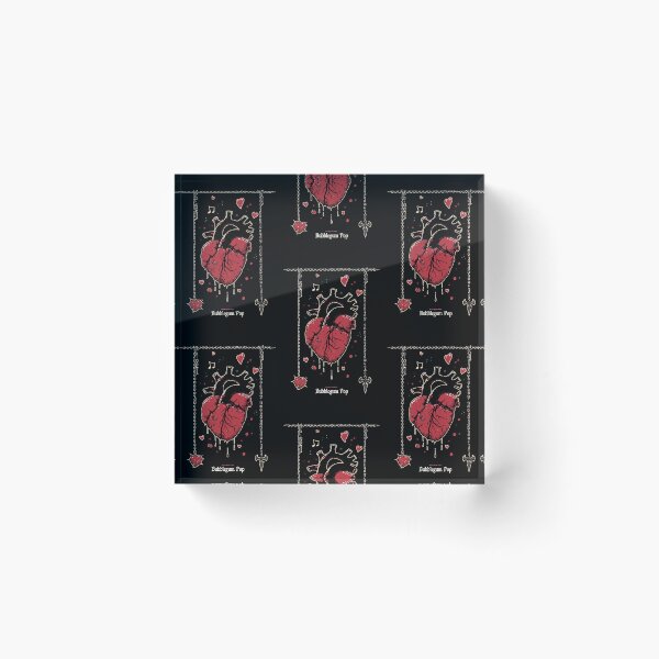 Item preview, Bubblegum Rock: Romantic Heart in Dark Style with Honey Flavor designed and sold by Piotrek0001.