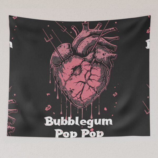 Item preview, Bubblegum Rock: Romantic Heart in Dark Style with Honey Flavor designed and sold by Piotrek0001.