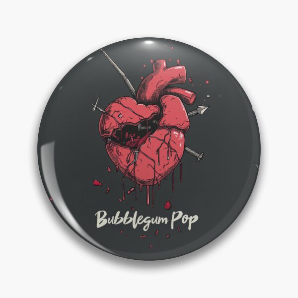 Item preview, Bubblegum Rock: Romantic Heart in Dark Style with Honey Flavor designed and sold by Piotrek0001.