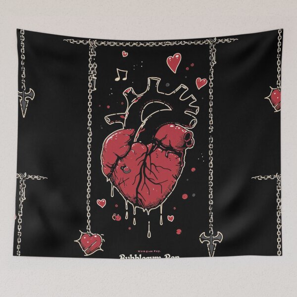 Item preview, Bubblegum Rock: Romantic Heart in Dark Style with Honey Flavor designed and sold by Piotrek0001.
