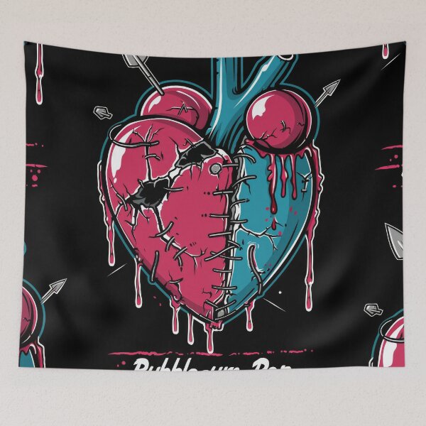 Item preview, Bubblegum Rock: Romantic Heart in Dark Style with Honey Flavor designed and sold by Piotrek0001.