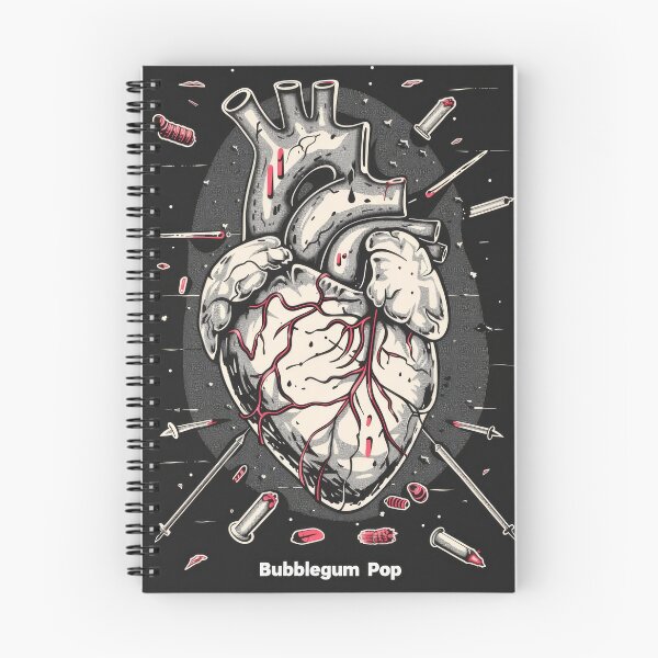 Item preview, Bubblegum Rock: Romantic Heart in Dark Style with Honey Flavor designed and sold by Piotrek0001.