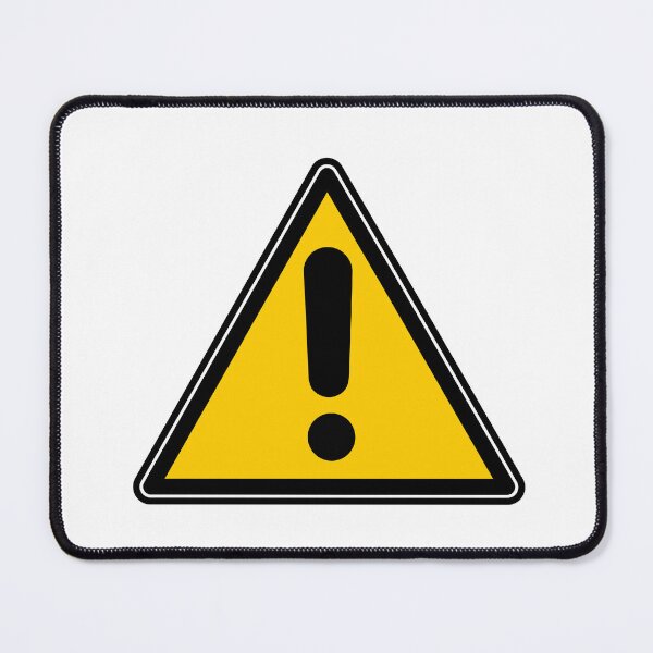 Item preview, The Yellow Caution Triangle designed and sold by CanterburyLane.