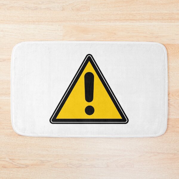 Item preview, The Yellow Caution Triangle designed and sold by CanterburyLane.