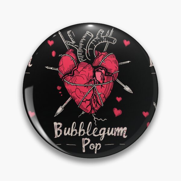 Item preview, Bubblegum Rock: Romantic Heart in Dark Style with Honey Flavor designed and sold by Piotrek0001.