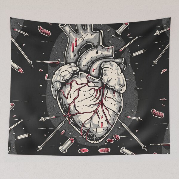 Item preview, Bubblegum Rock: Romantic Heart in Dark Style with Honey Flavor designed and sold by Piotrek0001.