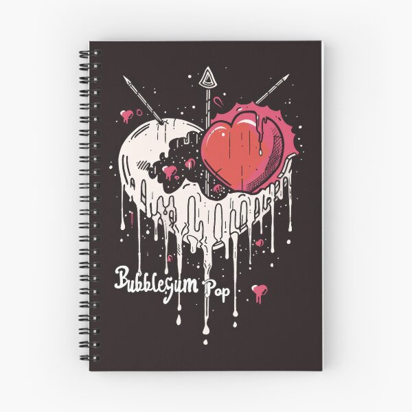 Item preview, Bubblegum Rock: Romantic Heart in Dark Style with Honey Flavor designed and sold by Piotrek0001.