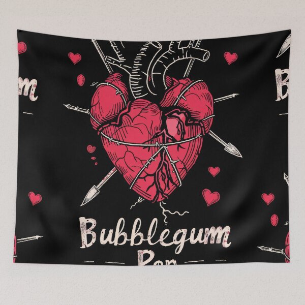 Item preview, Bubblegum Rock: Romantic Heart in Dark Style with Honey Flavor designed and sold by Piotrek0001.