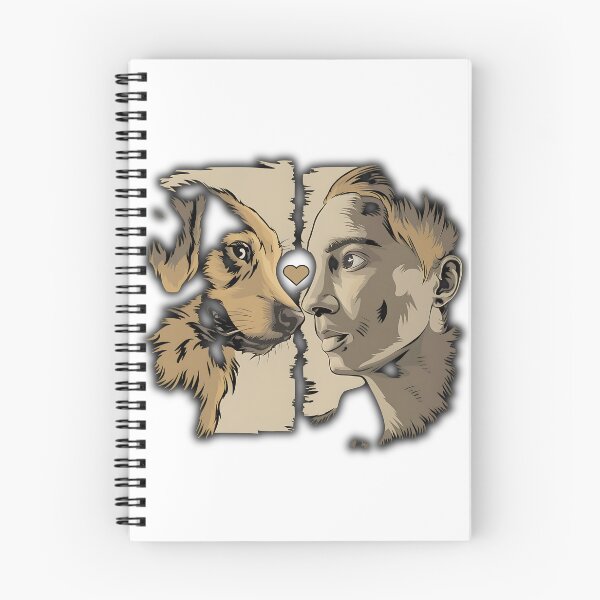 Item preview, Heartfelt Bond: Human and Dog Connection designed and sold by TrendyGraphTees.