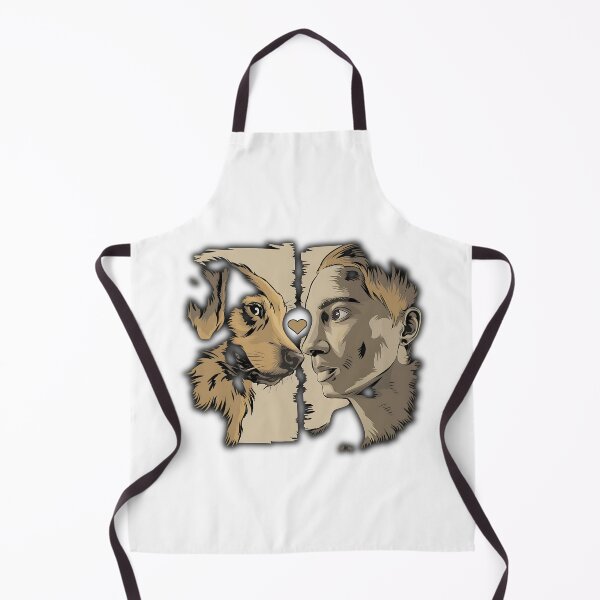 Item preview, Heartfelt Bond: Human and Dog Connection designed and sold by TrendyGraphTees.