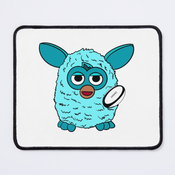 Item preview, Light Blue Rugby Player Furby designed and sold by Animals-by-JB.
