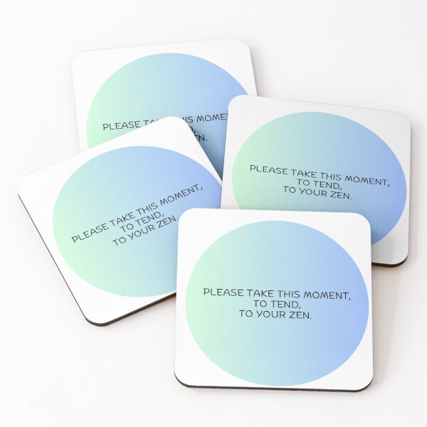 Item preview, A motivational reminder, to tend to your zen.  designed and sold by surfingplatypus.