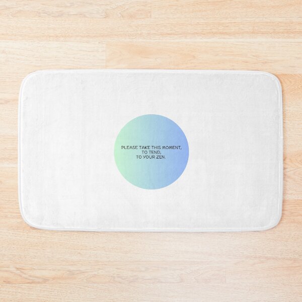 Item preview, A motivational reminder, to tend to your zen.  designed and sold by surfingplatypus.