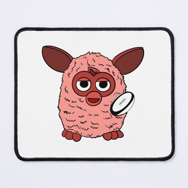Item preview, Cherry Red Rugby Player Furby designed and sold by Animals-by-JB.