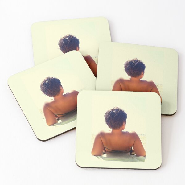 Item preview, Photograph of a vacationer from behind looking at the beach designed and sold by Carré Comme Orange.