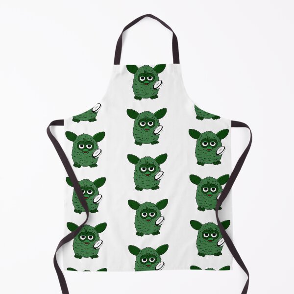 Item preview, Forest Green Rugby Player Furby designed and sold by Animals-by-JB.