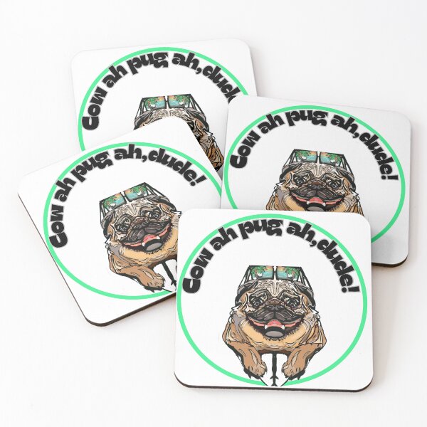 Item preview, Pugs and puns  designed and sold by surfingplatypus.