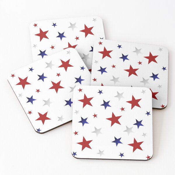 Item preview, Red white and blue stars designed and sold by Minimalismat.