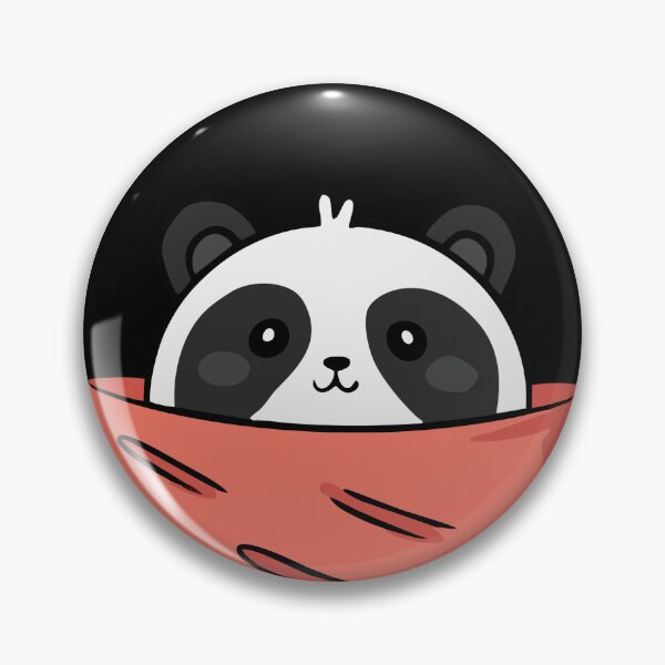 Item preview, Kawaii panda in a pocket designed and sold by DREAMINGROOSTER.