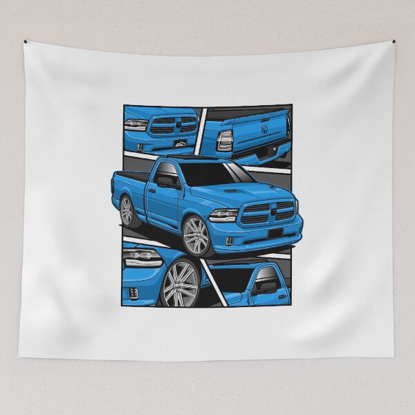 Item preview, Ram 1500 Pickup Blue designed and sold by vektoranda.