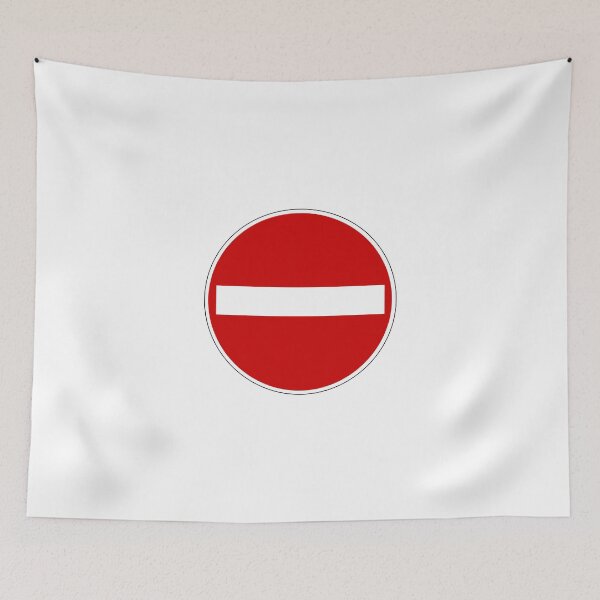 Item preview, The "No Entry" sign designed and sold by CanterburyLane.