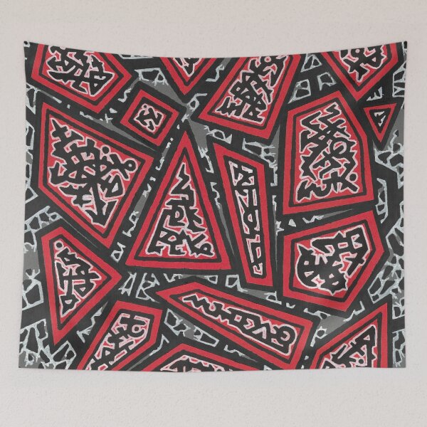 Item preview, Vermilion Geometration designed and sold by Cosmeuphoria.