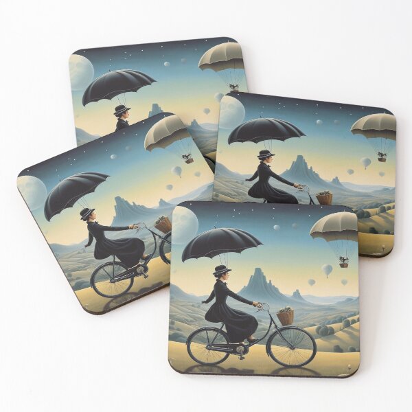 Item preview, Cyclist in the Mountains designed and sold by M-Y-A-R-T-.