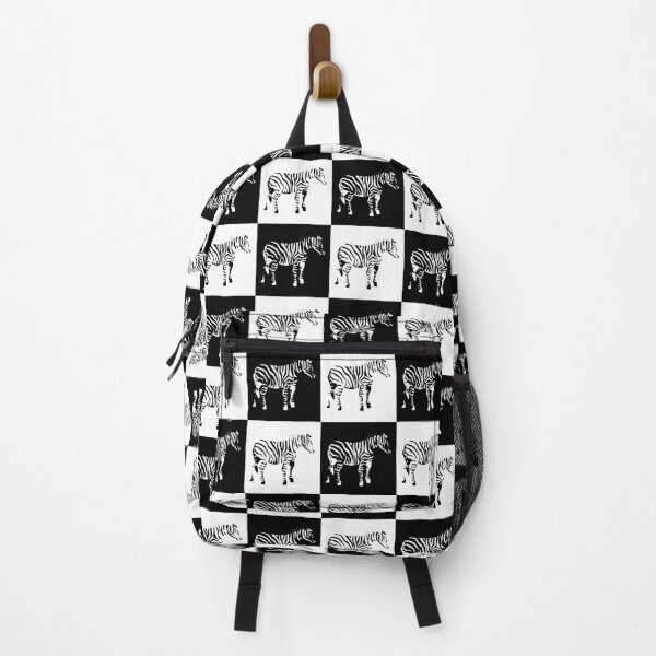 Item preview, Checkered Zebra Black and White Textile Design designed and sold by PatternTitan.