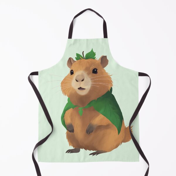 Item preview, Adventurous Guinea Pig in Leaf Cloak designed and sold by digitalfae.