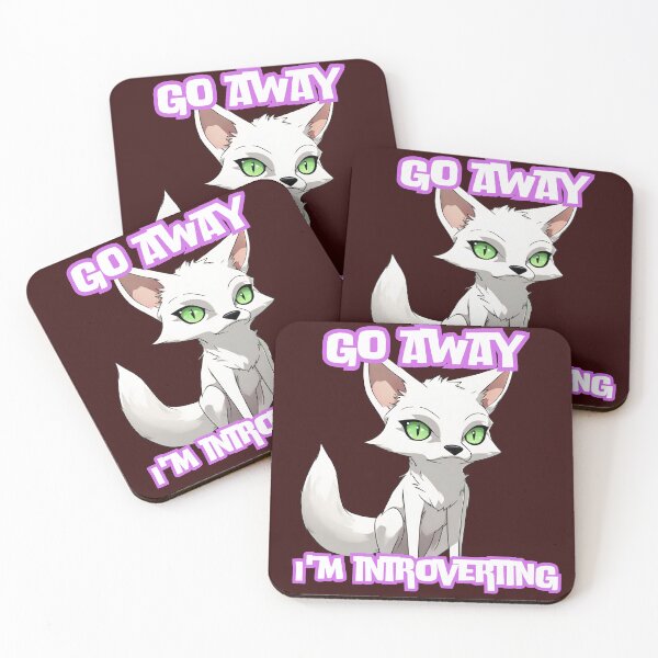 Item preview, Introverting fox designed and sold by whatthefoxsays.