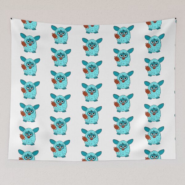 Item preview, Light Blue American Football Player Furby designed and sold by Animals-by-JB.