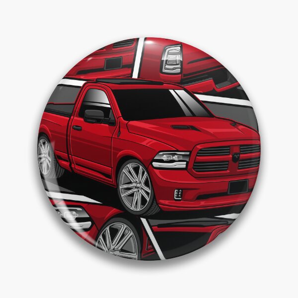 Item preview, Ram 1500 Pickup Red designed and sold by vektoranda.