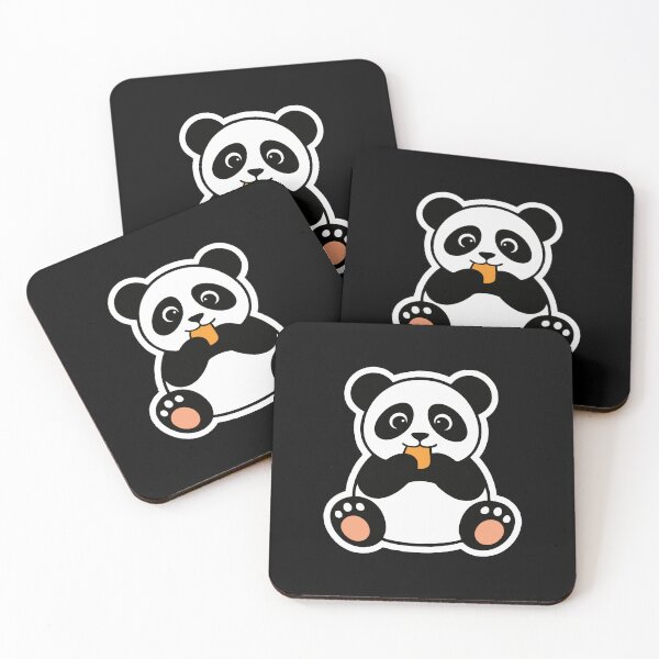 Item preview, Kawaii panda eats designed and sold by DREAMINGROOSTER.