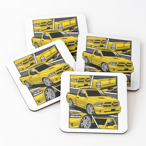 Item preview, Ram 1500 Pickup Yellow designed and sold by vektoranda.