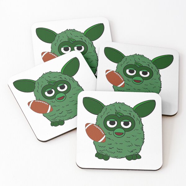Item preview, Forest Green American Football Player Furby designed and sold by Animals-by-JB.