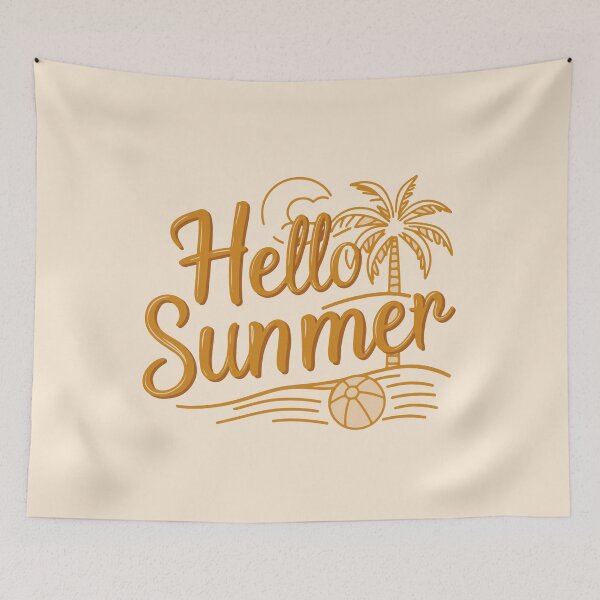 Item preview, Hello Summer: Embrace the Vibrant Summer Vibe with Our Must-Have Essentials designed and sold by FebricFusion.