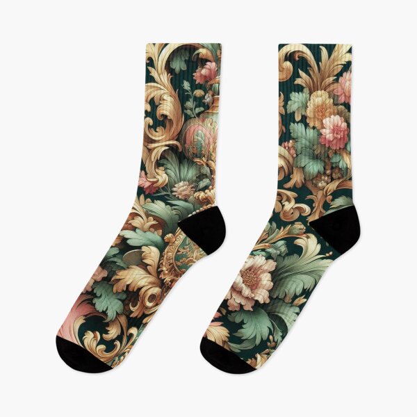Item preview, Baroque In Teal, Gold & Pink designed and sold by DesignsByPrnces.