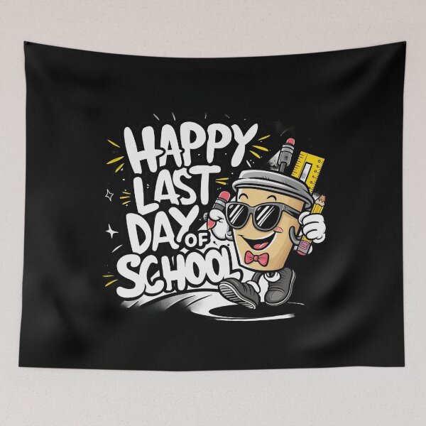 Item preview, Happy last day of school. designed and sold by swiftbinaries.