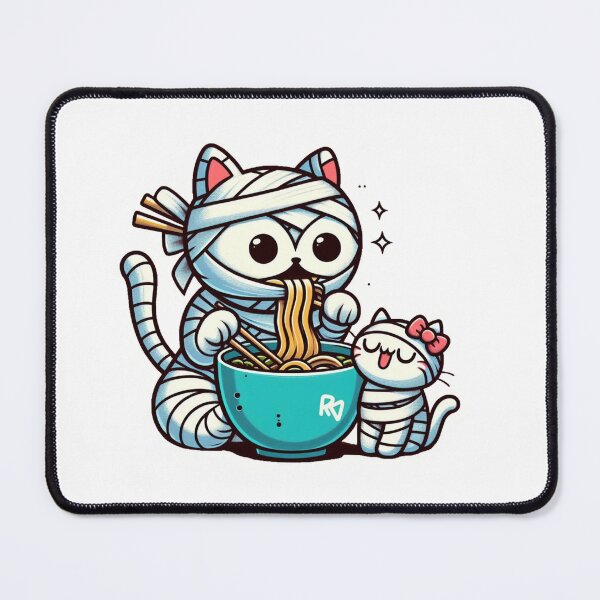 Item preview, Mummy Cat Eat Ramen designed and sold by Designowner.