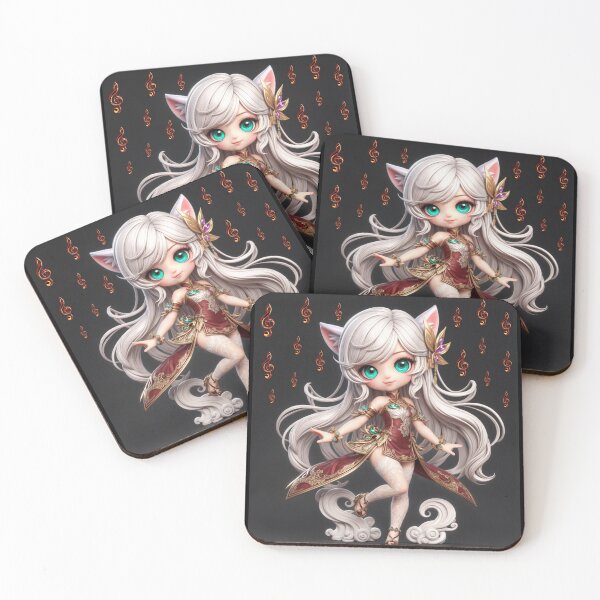 Item preview, Little Brown Chibi Spirit Fox Kiko designed and sold by CHIBI_POPZ.