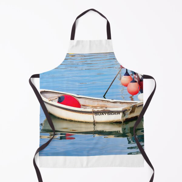 Item preview, Small Skiff Reflected in Calm Harbour Waters designed and sold by Dorset Girl.