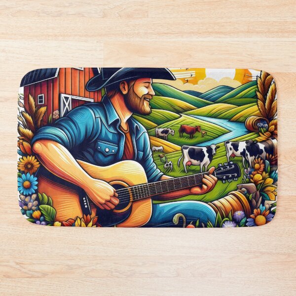 Item preview, Melody of Nature. Country Music on the Riverside. designed and sold by MyHappyArtShop.