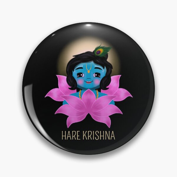 Item preview, Baby Krishna - Cute Krishna - Hare Krishna - krishna conscious kids designed and sold by stayartsy07.