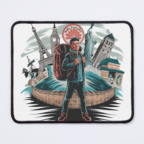 Item preview, Global Explorer: Solo Traveler Adventure designed and sold by TrendyGraphTees.