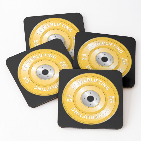 Item preview, Powerlifting | Weight Set | 15 KG Yellow | Gym designed and sold by Pentimore.