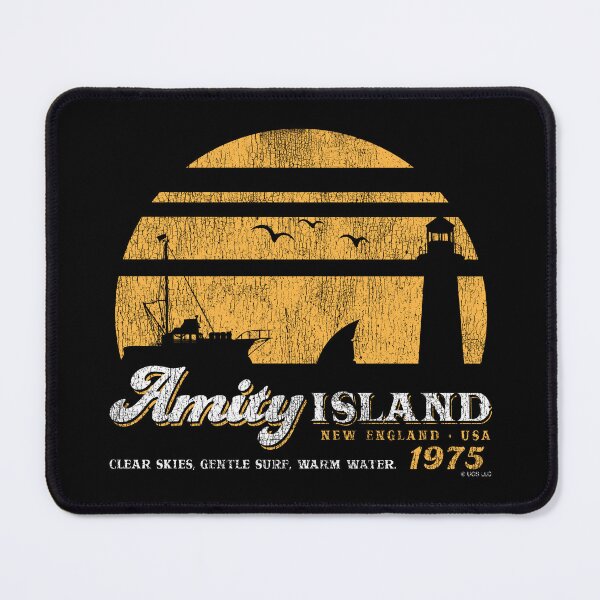 Item preview, Amity Island Sunset Worn Out (Universal © UCS LLC) designed and sold by Alema Art.