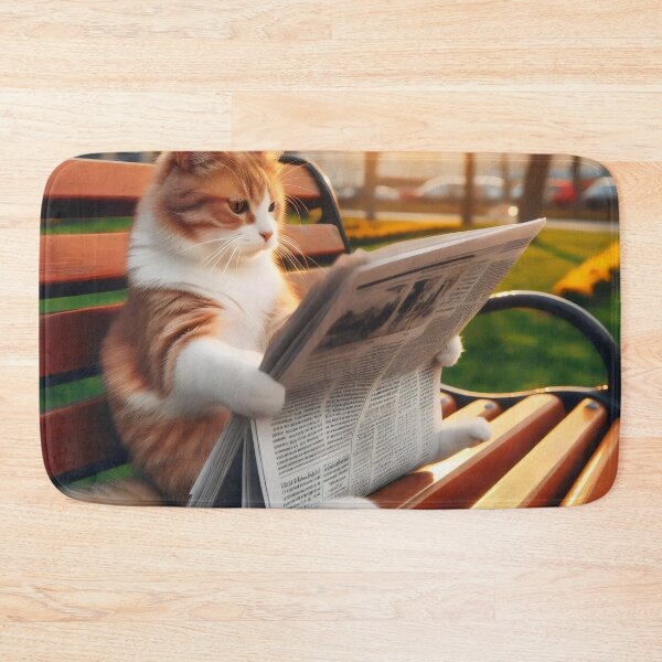 Item preview, Cat in the park. designed and sold by MyHappyArtShop.