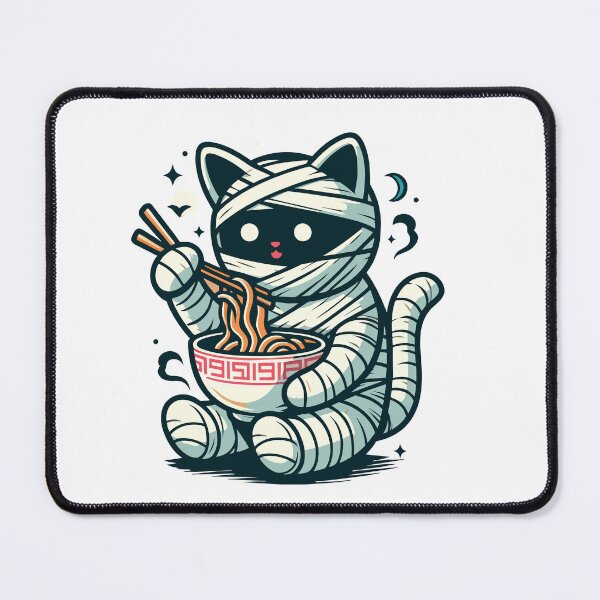 Item preview, Mummy Cat Eat Ramen designed and sold by Designowner.