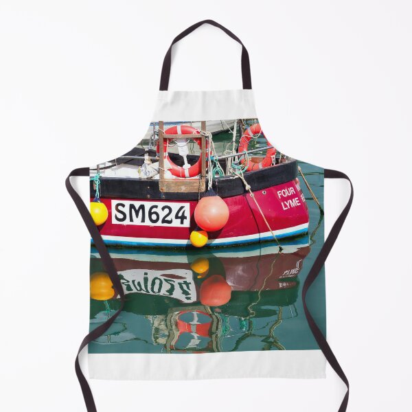 Item preview, Boat Reflections in Calm Harbour Waters designed and sold by Dorset Girl.